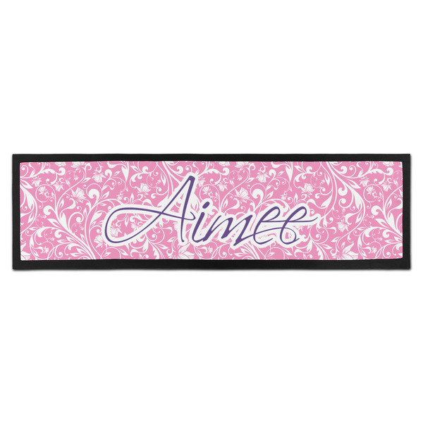 Custom Floral Vine Bar Mat (Personalized)
