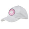 Floral Vine Baseball Cap - White (Personalized)
