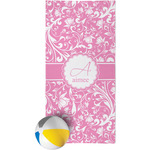 Floral Vine Beach Towel (Personalized)