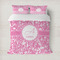 Floral Vine Duvet Cover Set - Full / Queen (Personalized)