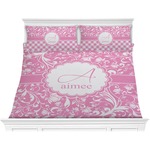 Floral Vine Comforter Set - King (Personalized)