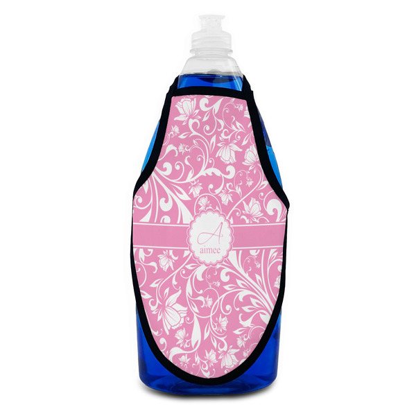 Floral Vine Bottle Apron - Soap - FRONT