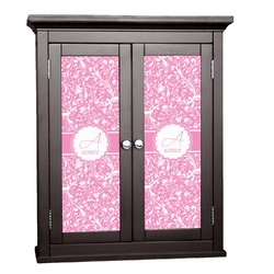 Floral Vine Cabinet Decal - Medium (Personalized)