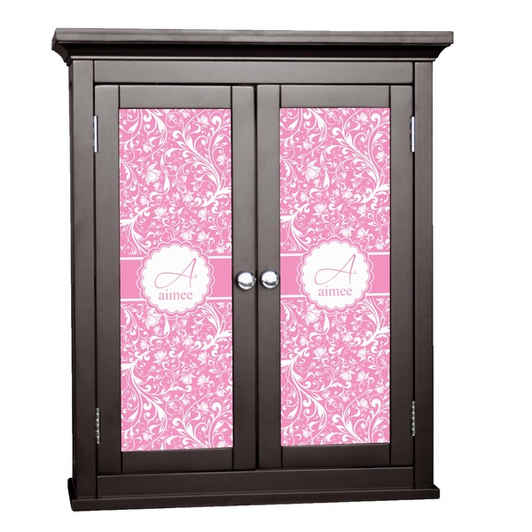 Custom Floral Vine Cabinet Decal - Large (Personalized)