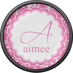 Floral Vine Cabinet Knob (Black) (Personalized)