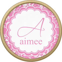 Floral Vine Cabinet Knob - Gold (Personalized)