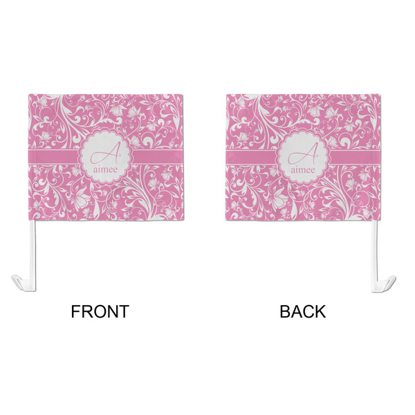 Floral Vine Car Flag - Large - APPROVAL