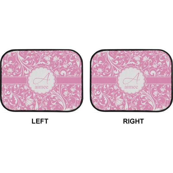Floral Vine Car Floor Mats (Back Seat) (Approval)