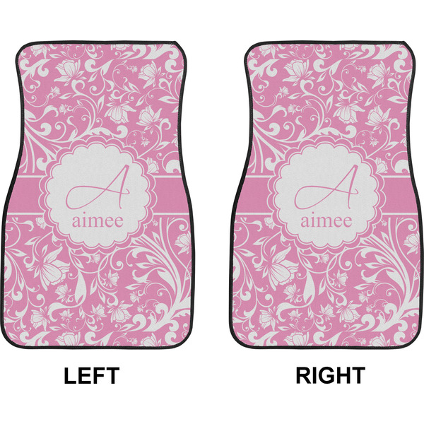 Floral Vine Car Mat Front - Approval