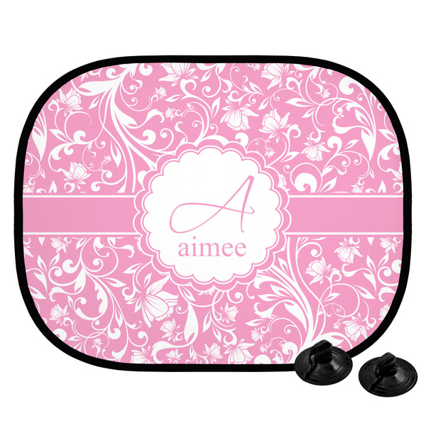 Custom Floral Vine Car Side Window Sun Shade (Personalized)