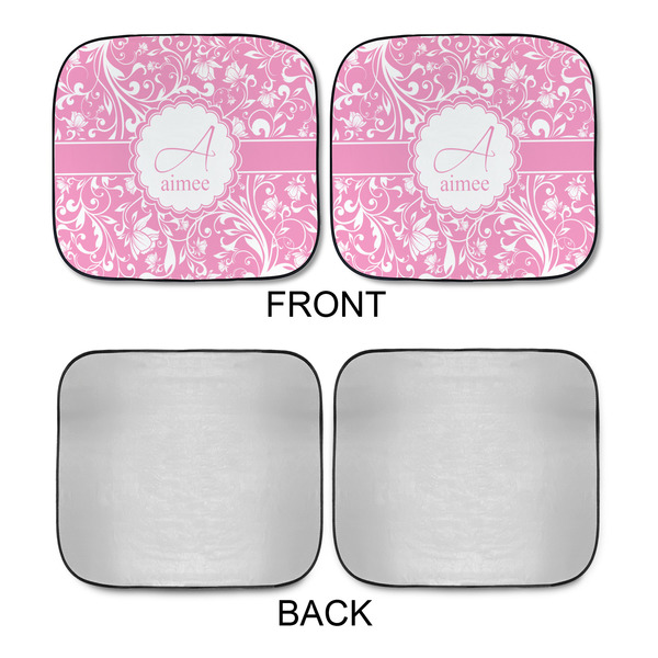 Floral Vine Car Sun Shades - APPROVAL