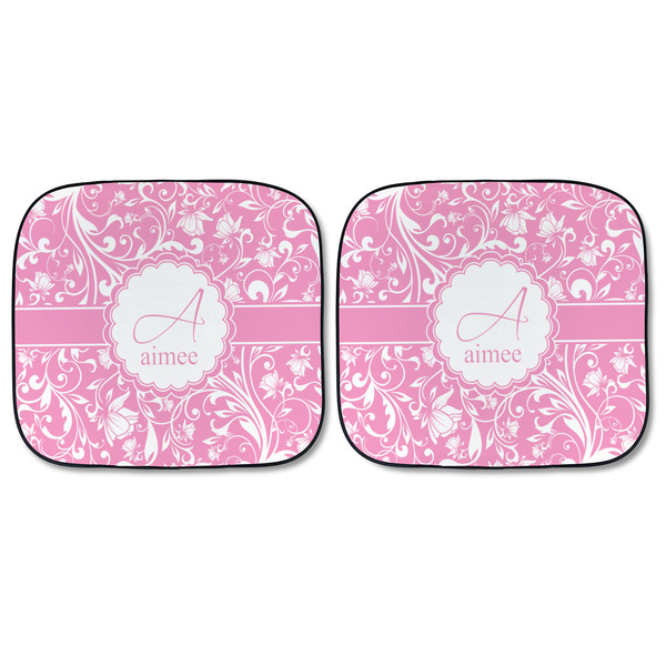 Floral Vine Car Sun Shades - FRONT