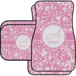 Floral Vine Car Floor Mats Set - 2 Front & 2 Back (Personalized)