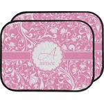 Floral Vine Car Floor Mats (Back Seat) (Personalized)