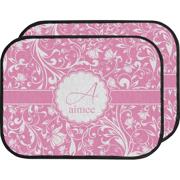 Floral Vine Custom Car Floor Mats Set (2Front & 2Back)