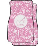 Floral Vine Car Floor Mats (Front Seat) (Personalized)