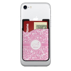 Floral Vine 2-in-1 Cell Phone Credit Card Holder & Screen Cleaner (Personalized)