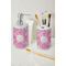 Floral Vine Ceramic Bathroom Accessories - LIFESTYLE (toothbrush holder & soap dispenser)