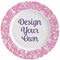 Floral Vine Ceramic Dinner Plates (Set of 4) (Personalized)