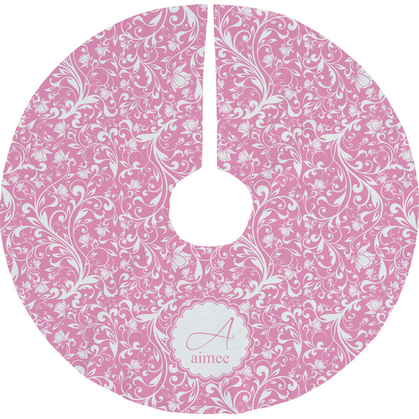 Custom Floral Vine Tree Skirt (Personalized)