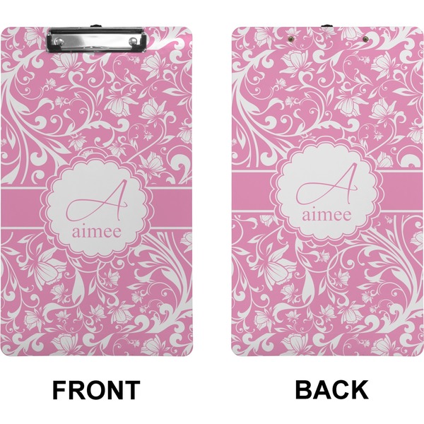 Floral Vine Clipboard (Legal) (Front + Back)