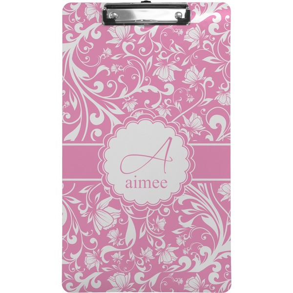 Custom Floral Vine Clipboard (Legal Size) (Personalized)