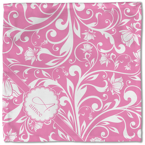 Floral Vine Cloth Napkins - Personalized Lunch (Single Full Open)