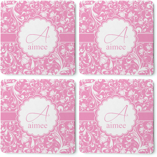 Floral Vine Coaster Rubber Back - Apvl