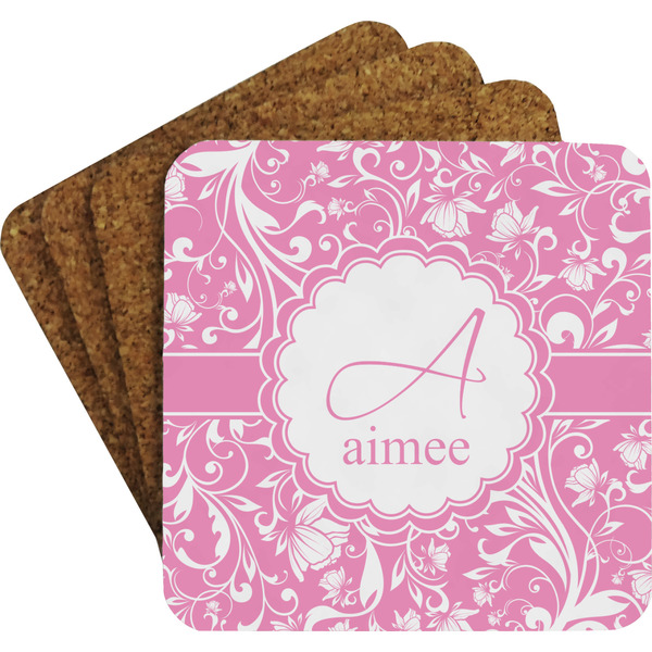 Floral Vine Coaster Set (Personalized)