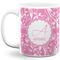 Floral Vine Coffee Mug - 11 oz - Full- White