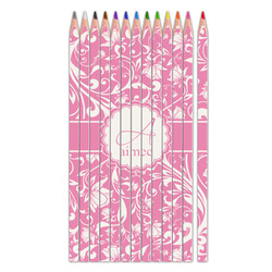 Floral Vine Colored Pencils (Personalized)