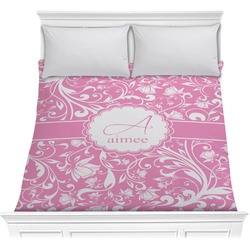 Floral Vine Comforter - Full / Queen (Personalized)