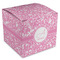 Floral Vine Cube Favor Gift Box - Front/Main