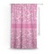 Floral Vine Curtain With Window and Rod