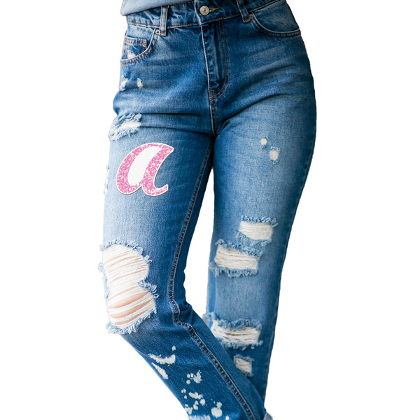 Floral Vine Custom Shape Iron On Patches - L - single APPROVAL