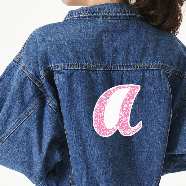 Custom Floral Vine Twill Iron On Patch - Custom Shape - X-Large (Personalized)