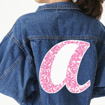 Floral Vine Twill Iron On Patch - Custom Shape - 3XL (Personalized)