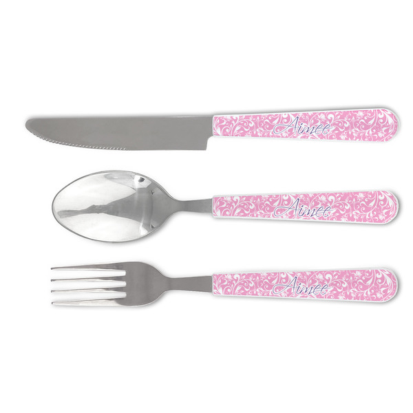 Custom Floral Vine Cutlery Set (Personalized)