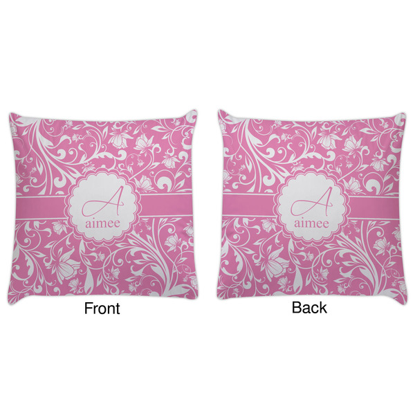 Floral Vine Decorative Pillow Case - Approval