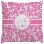 Floral Vine Decorative Pillow Case (Personalized)