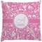Floral Vine Decorative Pillow Case (Personalized)