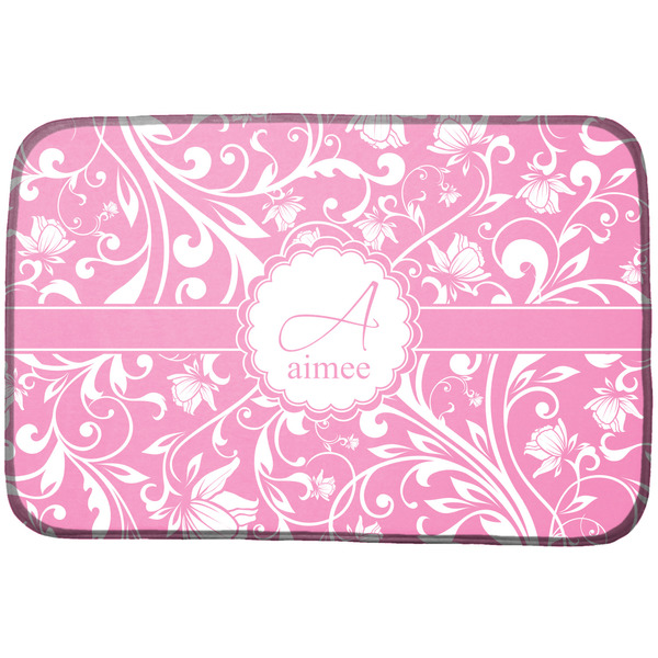 Custom Floral Vine Dish Drying Mat (Personalized)