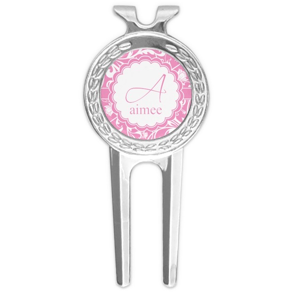 Custom Floral Vine Golf Divot Tool & Ball Marker (Personalized)