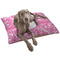 Floral Vine Dog Bed - Large LIFESTYLE