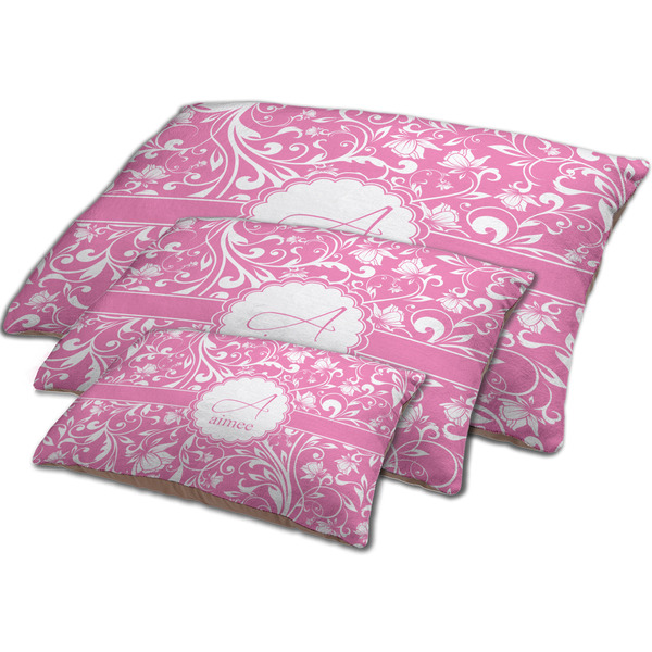 Floral Vine Dog Beds - MAIN (sm, med, lrg)