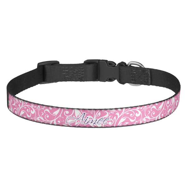 Custom Floral Vine Dog Collar (Personalized)