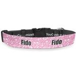 Floral Vine Deluxe Dog Collar - Toy (6" to 8.5") (Personalized)