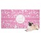 Floral Vine Dog Towel (Personalized)