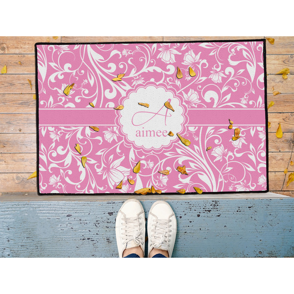 Floral Vine Door Mat - LIFESTYLE (Med)