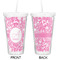 Floral Vine Double Wall Tumbler with Straw - Approval